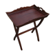 Table d 'appoint pliante acajou massif
