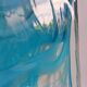 Minimalist Murano sommerso glass block plate