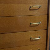 Vintage chest of drawers with spindle legs