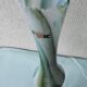 Footed vase in Italian opaline.