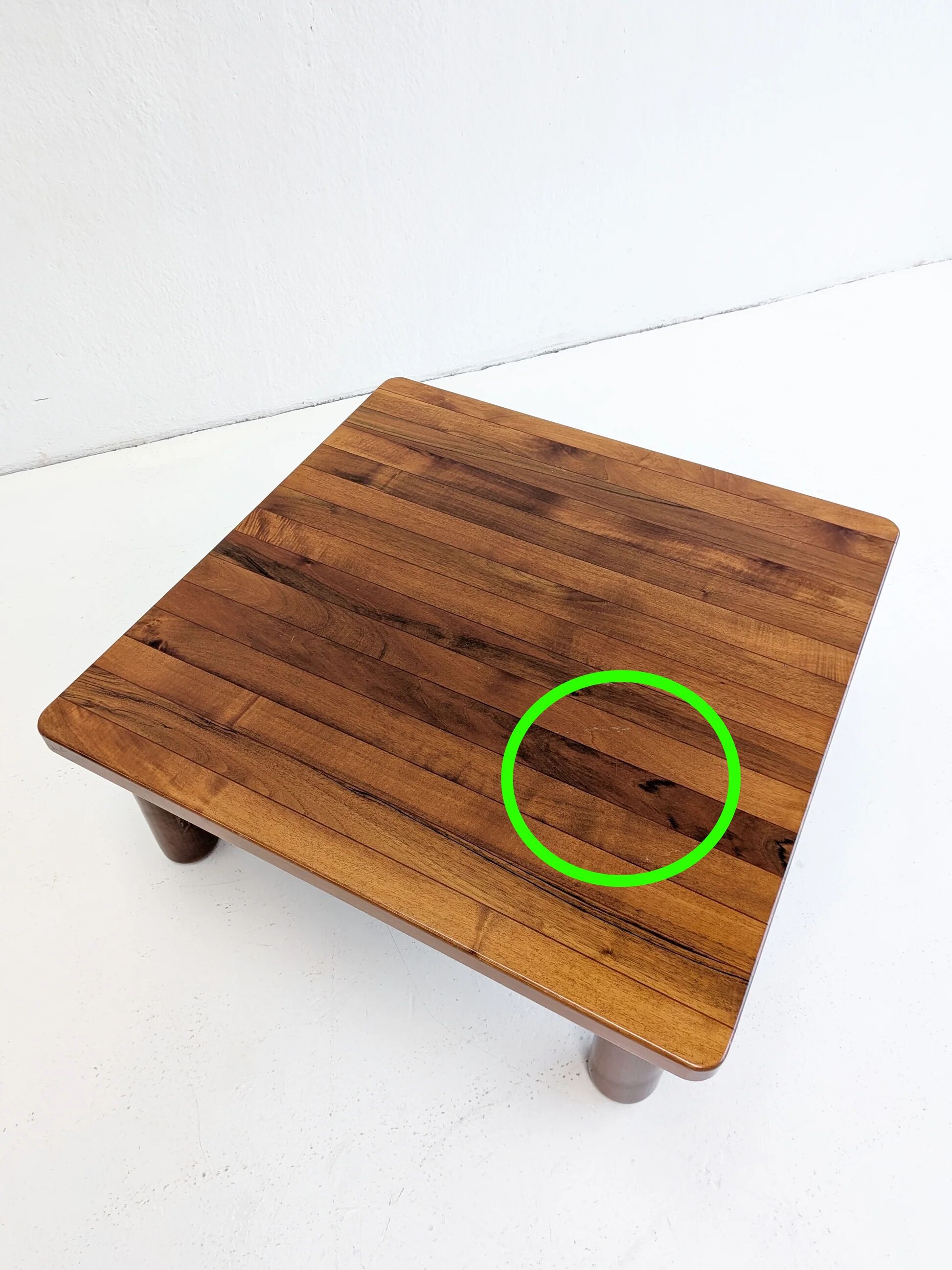 Italian walnut coffee table 1960s