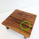 Italian walnut coffee table 1960s