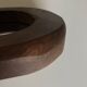 1970 brutalist mirror in elm by Richard Lecompte dlg A. Noll popular art