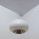 Vintage Black & White pendant glass lamp, Flos 1965