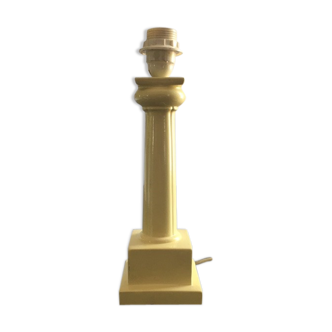 Ceramic column lamp base