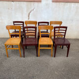 Set de 8 chaises bistrot