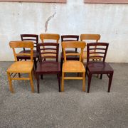 Set of 8 bistro chairs