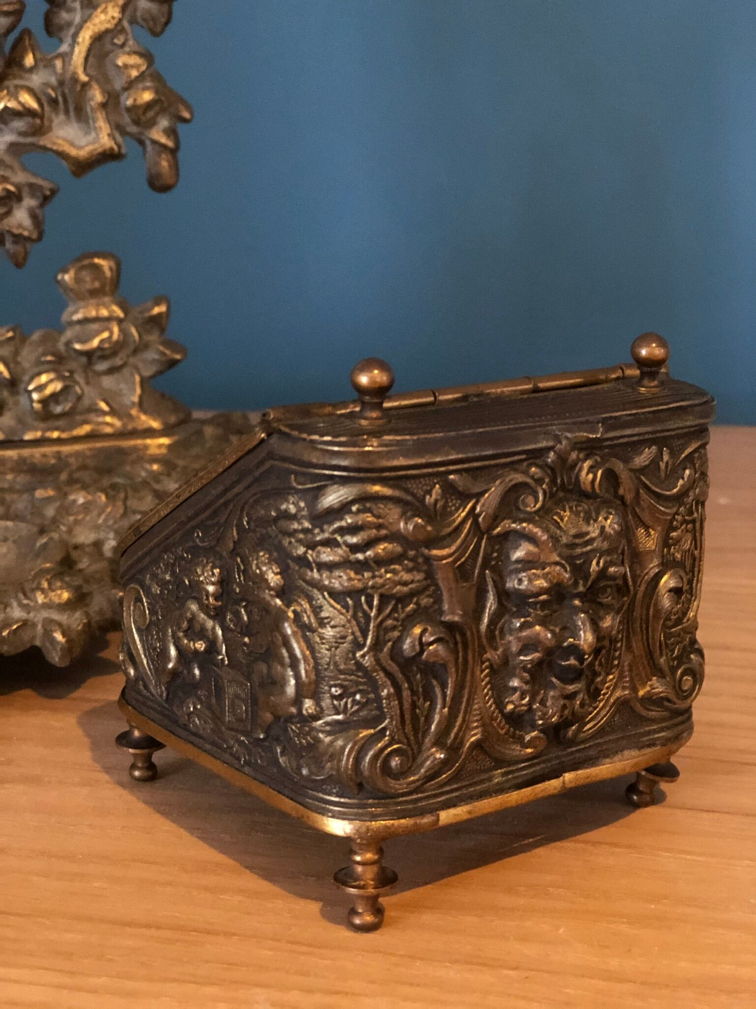 Antique jewelry box