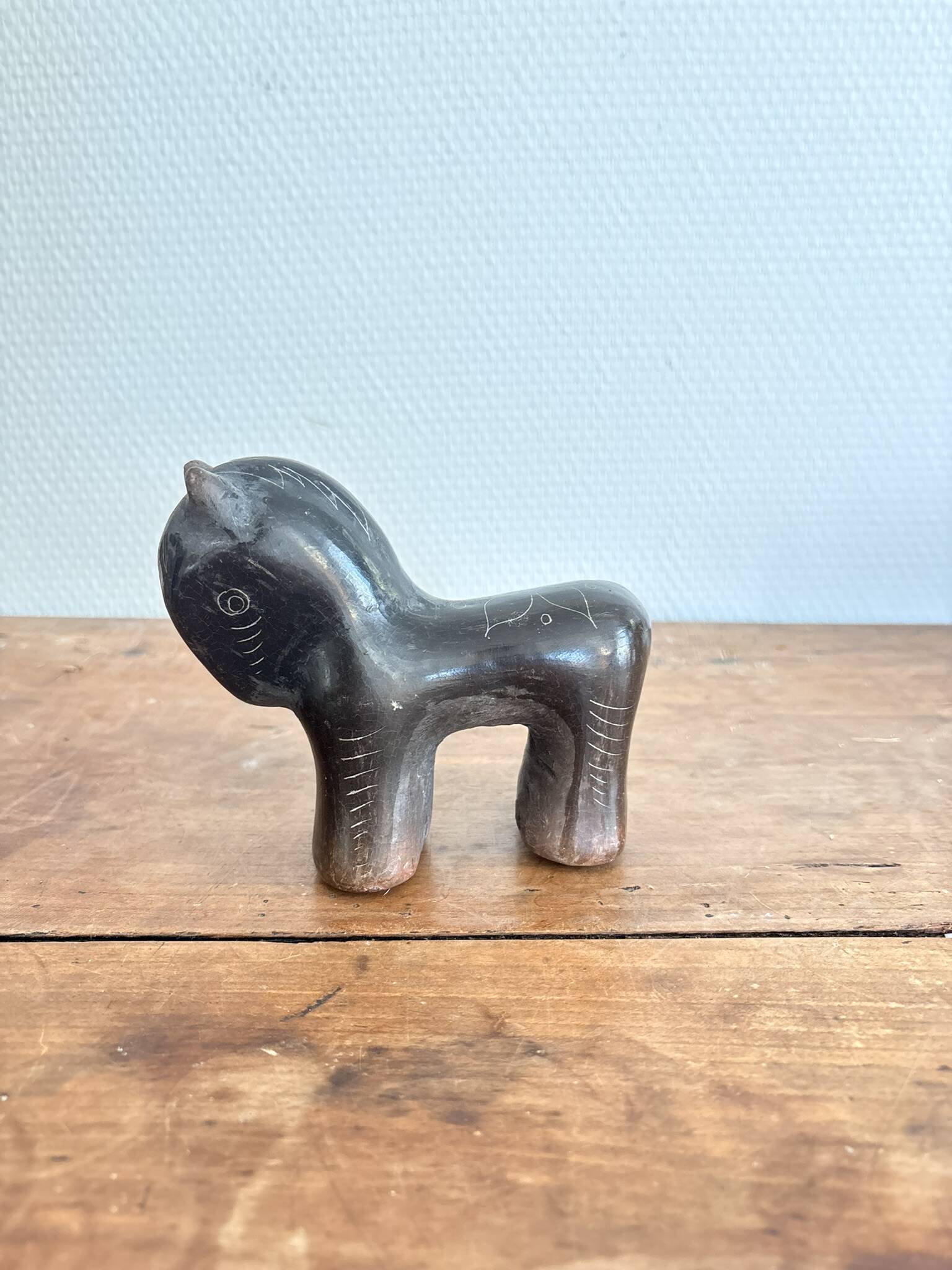 Sculpture Tonala Oaxaca San Bartolo Mexico Cheval Terre cuite