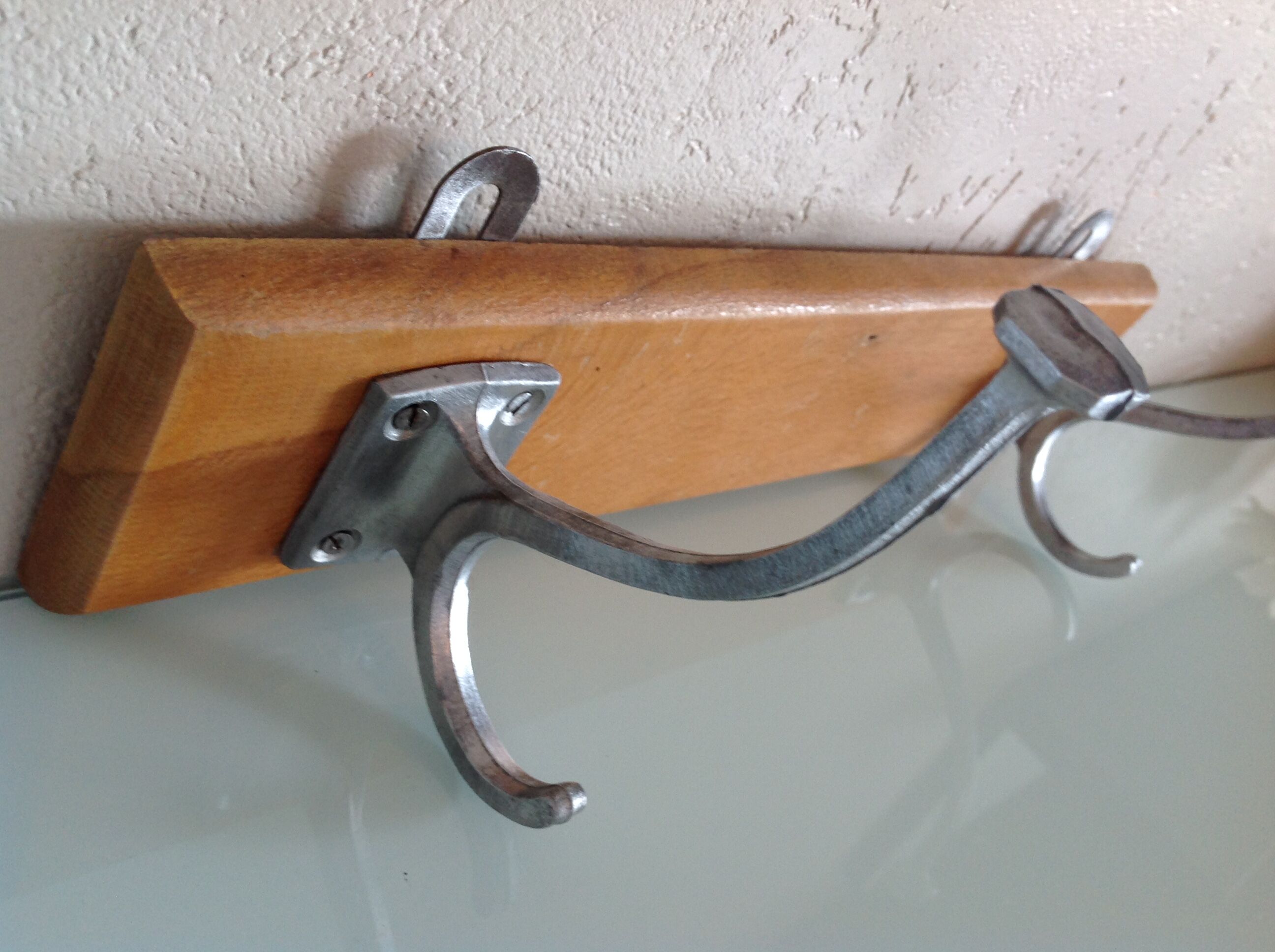 Double head coat hook vintage years 50-60