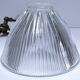 Articulated wall light glass Holophane brass porcelain