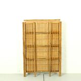 Bamboo Folding Campaign Shelves, France 1920s