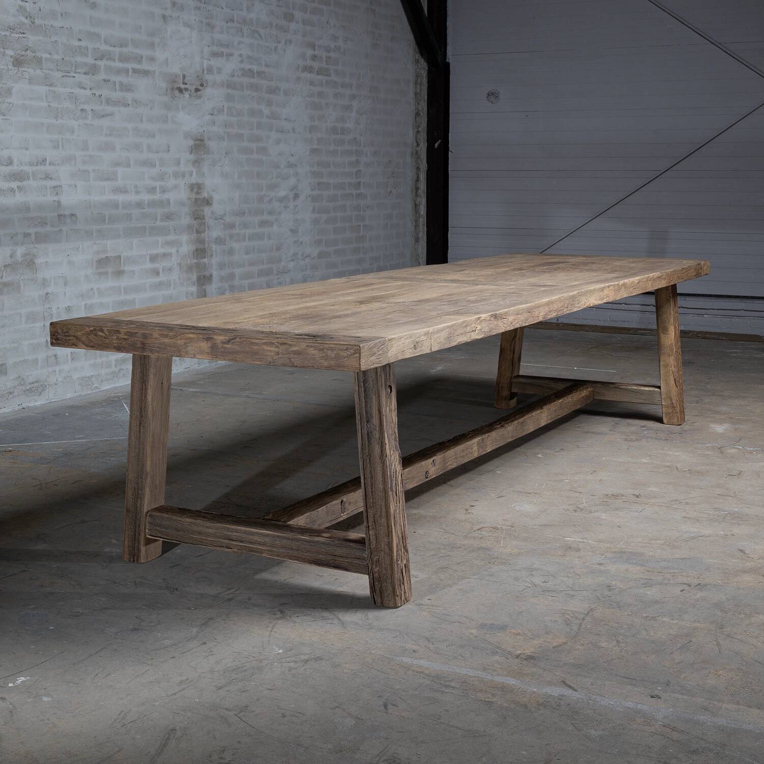 Table de ferme en chêne massif Founder - 250 cm