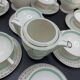 Tea set stars and mint green in semi-porcelain