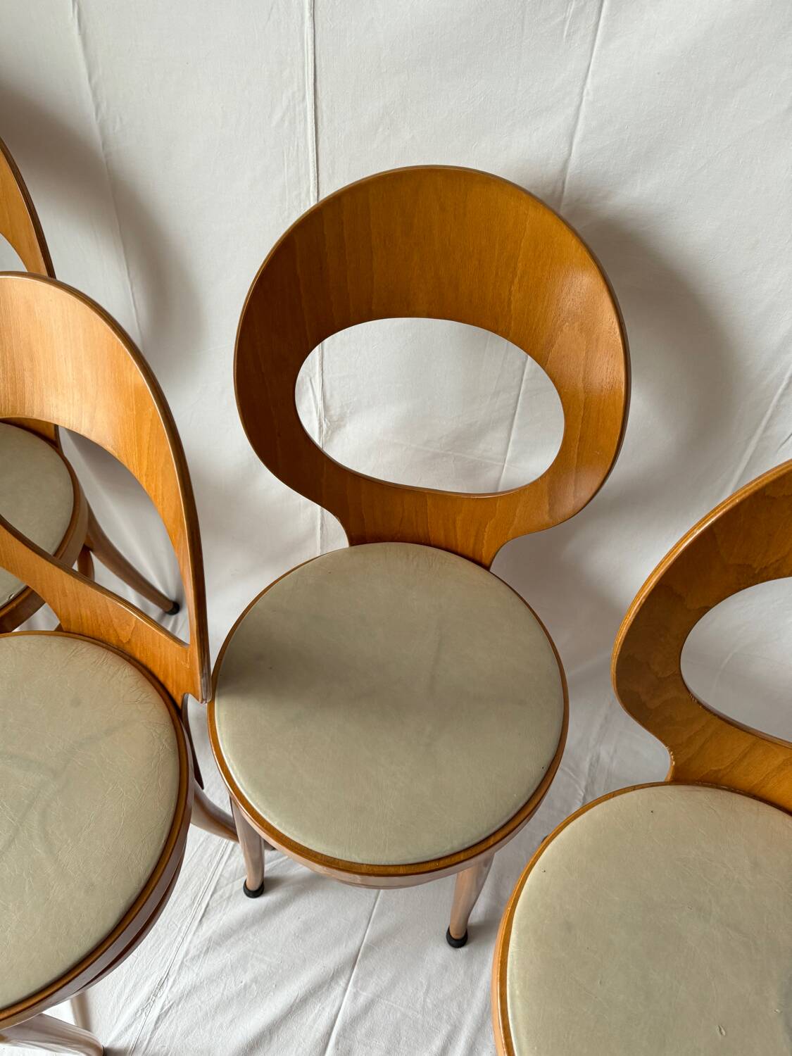 Ensemble de 4 chaises mouette Baumann