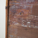 Vintage light bamboo mirror 107 x 79 cm