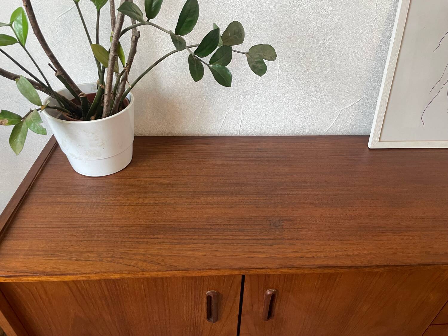 Very beautiful vintage Scandinavian teak sideboard