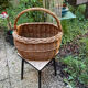 Panier osier vintage 70