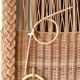 Rattan and wicker cabinet