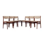 Set of six rosewood chairs, Danish design, 1970s, manufactured by Thorsø Møbelfabrik