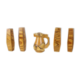 Wooden Handmade Items 1950s,Czechoslovakia