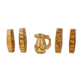 Wooden Handmade Items 1950s,Czechoslovakia
