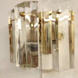 "Kinkeldey" crystal wall light. Germany, 1970s.