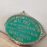 Agricultural competition plaque