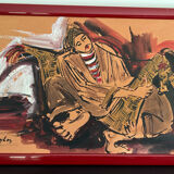 Japanese musician painting