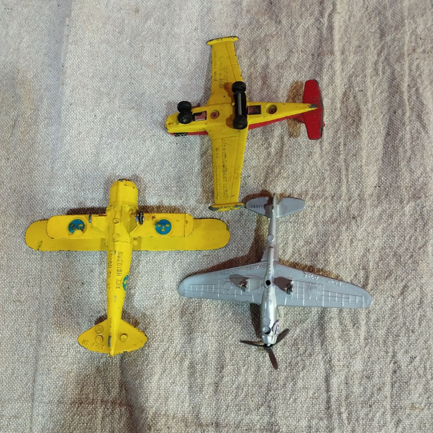 Airplanes metal toys