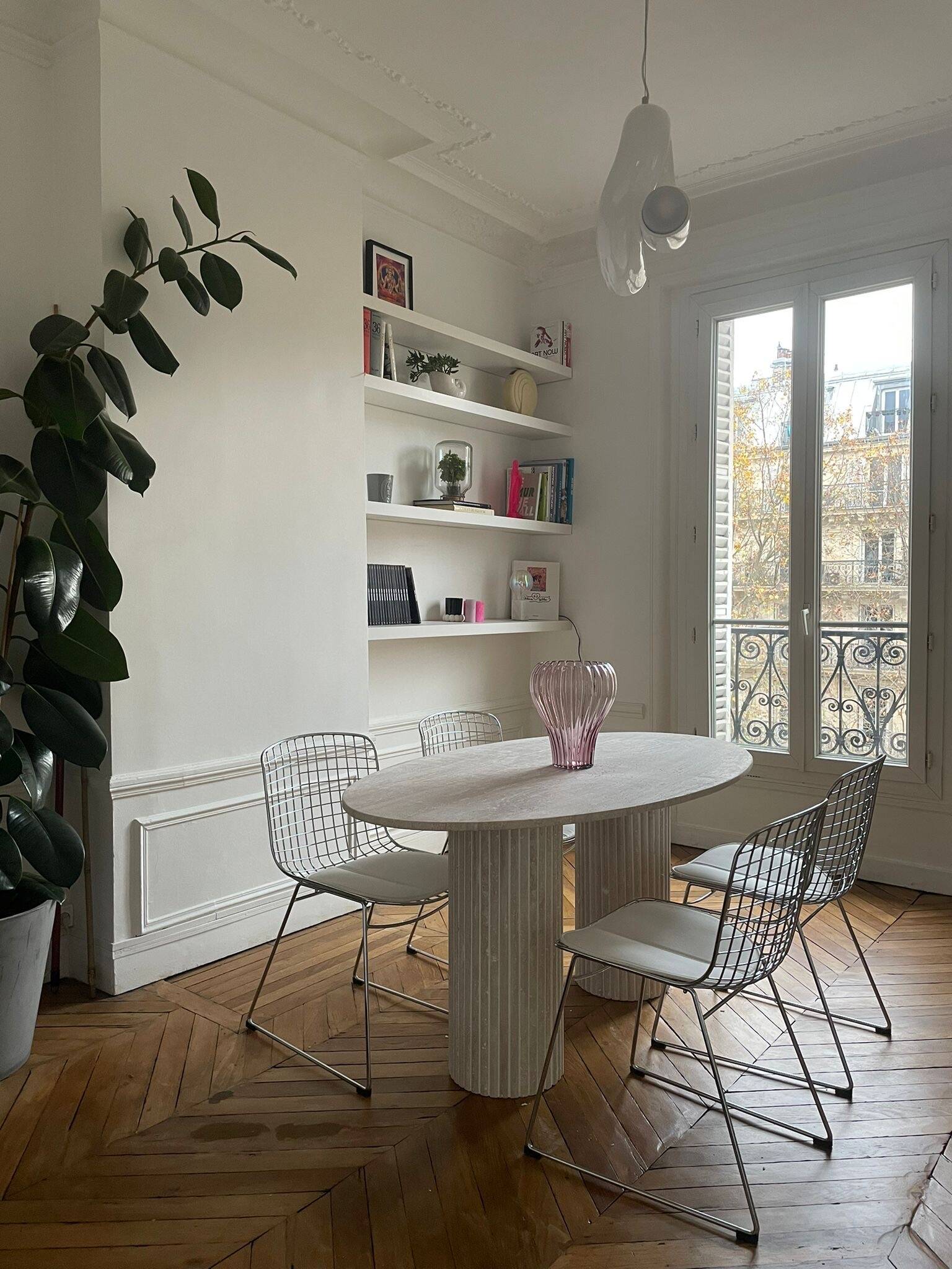 Dining table - travertine