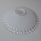 Lampshade in opaline glass white vintage