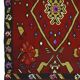 Grand Kilim Turkish Anatolia 218x285 cm Red Vintage Handwoven