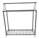 Chrome towel rack