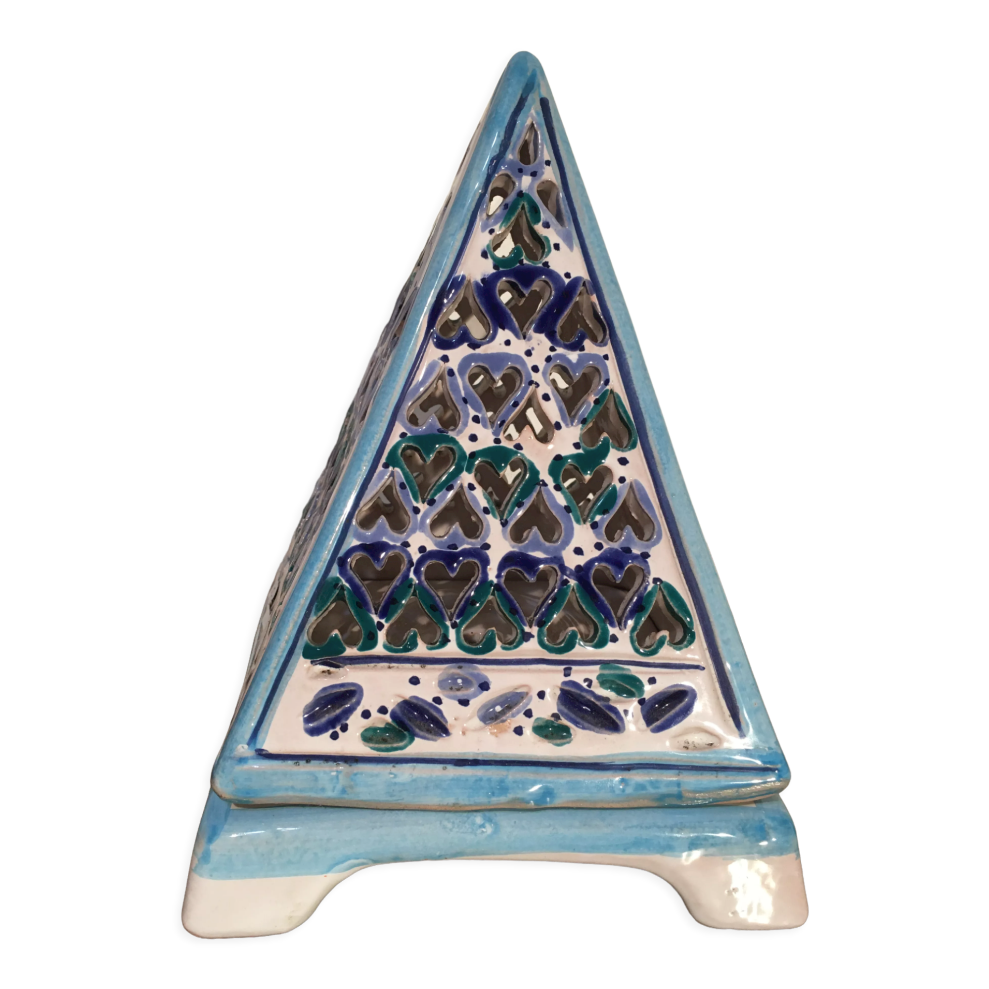 Photophore ceramic pyramid