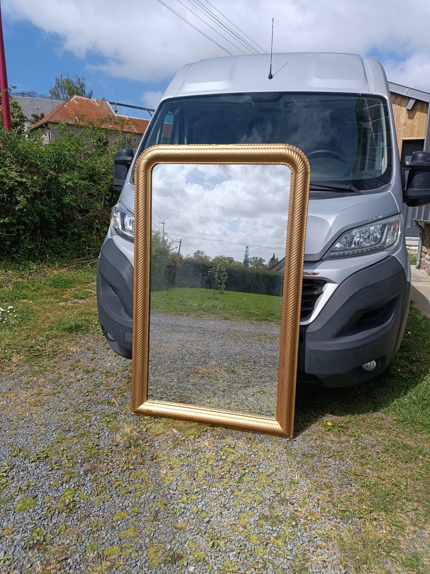 Miroir ancien louis Philippe 147/90 cm