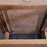 1940s oak side table