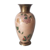 Vase en laiton art déco
