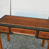 Rattan console
