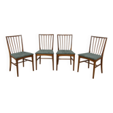 Chaises de salle à manger des années 50, années 1960, Royaume-Uni, ensemble de 4
