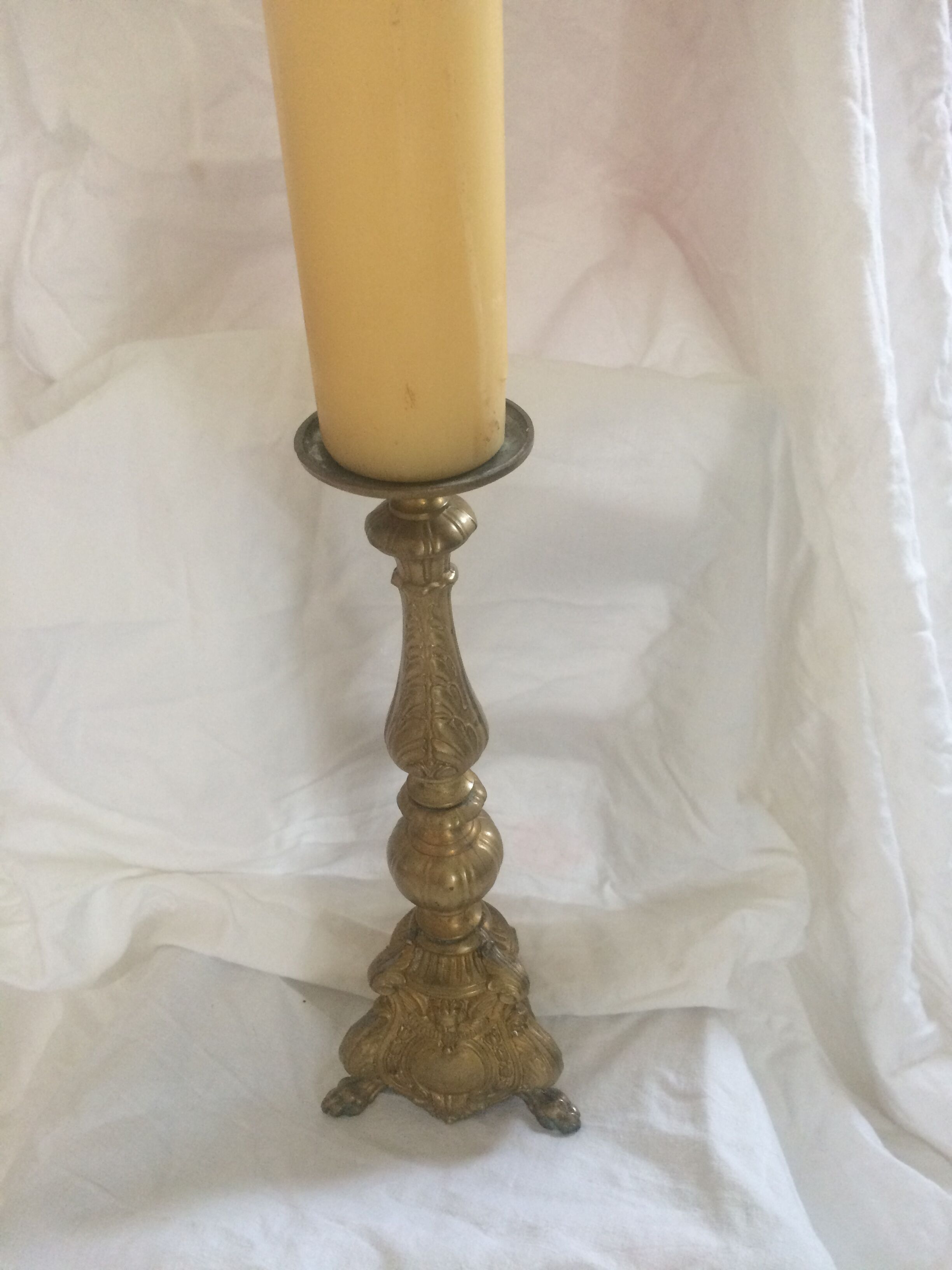 Door candle in bronze Early 20th