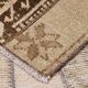Pale Red Brown Hallway Vintage Runner Rug, 63x356Cm