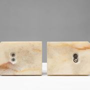 Art Deco Bookends in Copper with Marble Bases, France, 1930s, Set of 2