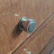 Art deco cabinet 3 doors 4 drawers in place of walnut