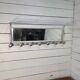 Aluminium coat rack from the 1950s.