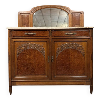 Art Nouveau period burl sideboard circa 1900
