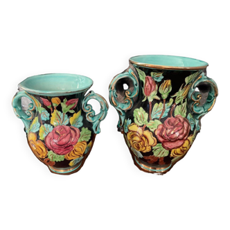 Deux vases céramique de Monaco années 50