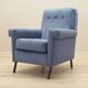 Blue armchair, Italian design, 1970s, production: Italy