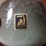 Scandinavian Stoneware Vase By Graveren Midcentury