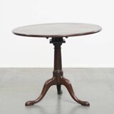 Table pivotante et inclinable en forme de cage à oiseaux, style anglais, du XVIIIe siècle